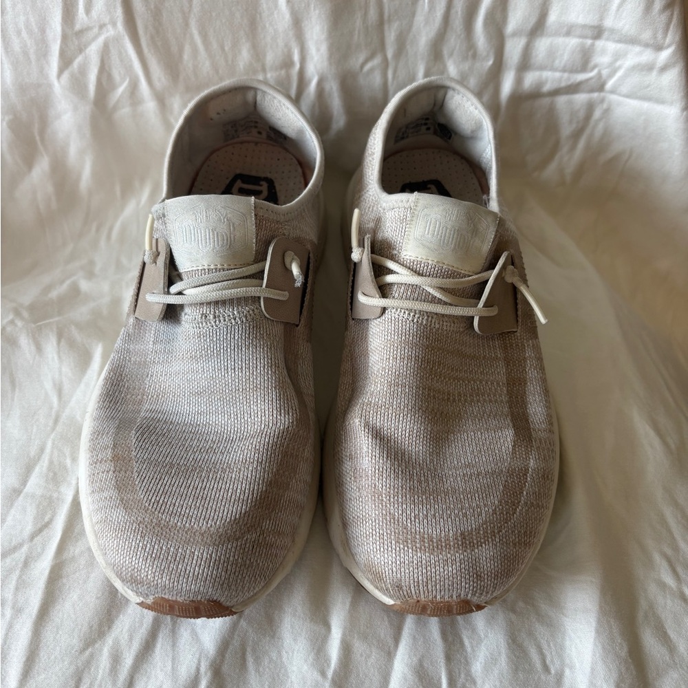 Hey Dude Women's Beige Sneakers